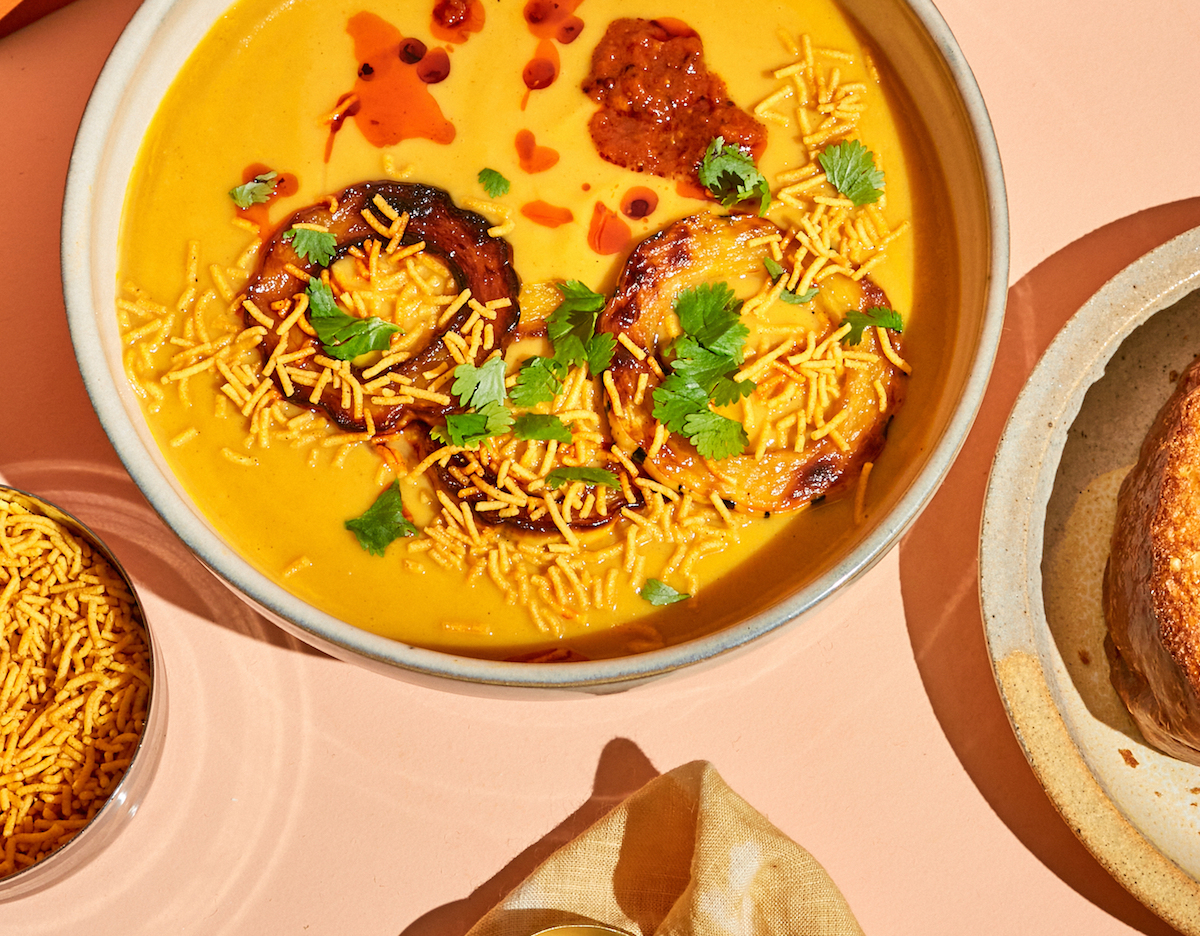 My Go-To Meal - Chitra Agrawal Brooklyn Delhi Squash Soup