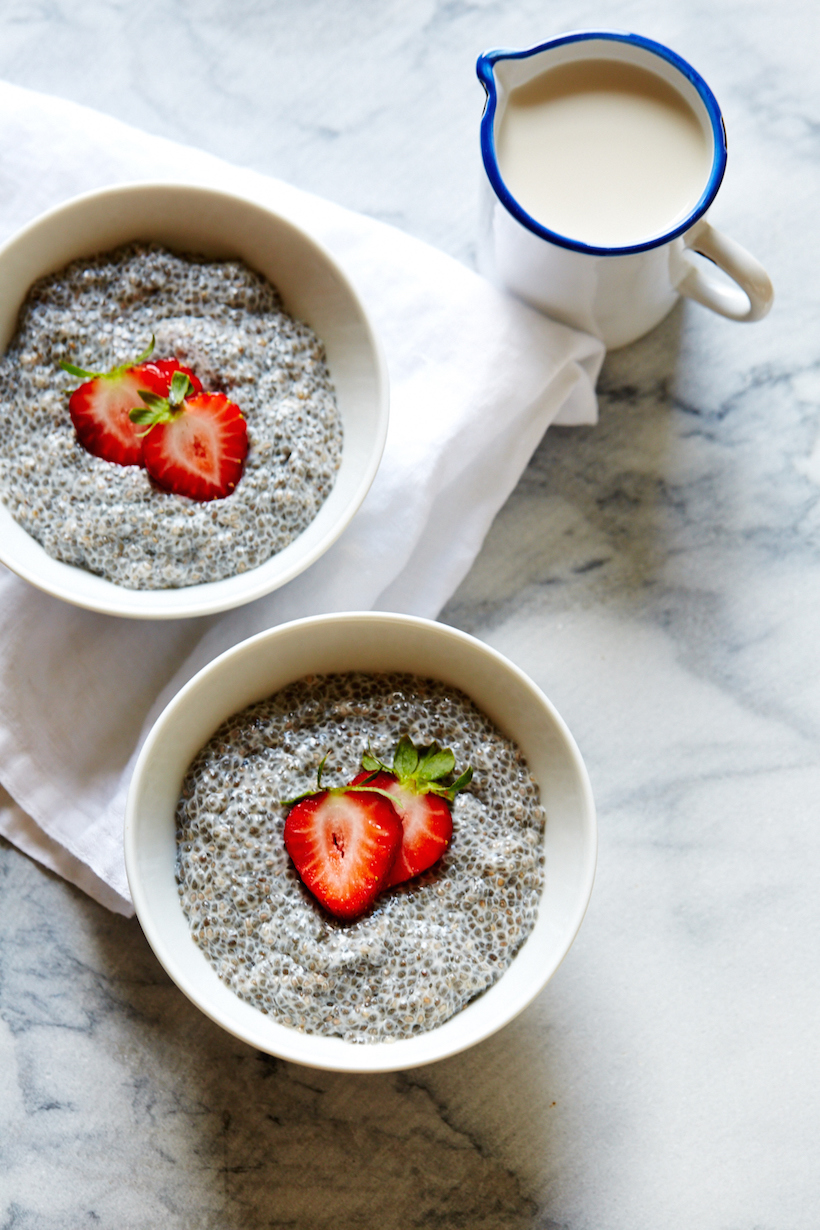 Vanilla Chia Pudding with Chestnut Honey & Berries recipe